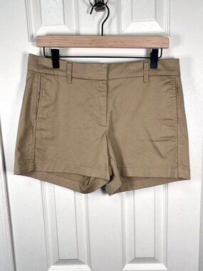 J. Crew 4in Chino Shorts Khaki Size 6
